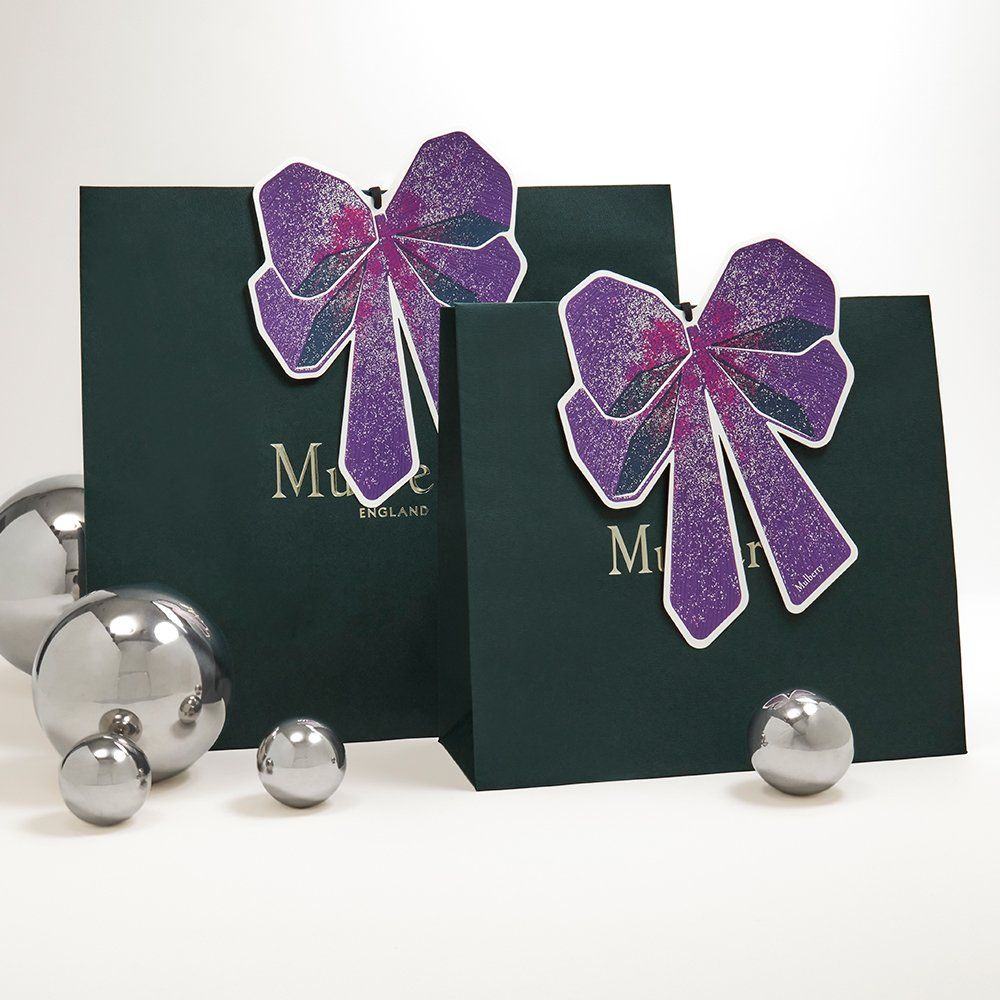 variety of sizes of mulberry branded gift wrapping